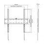 Gembird | Wall mount | Fixed | 32-55 "" | Maximum weight (capacity) 40 kg | Black - 3